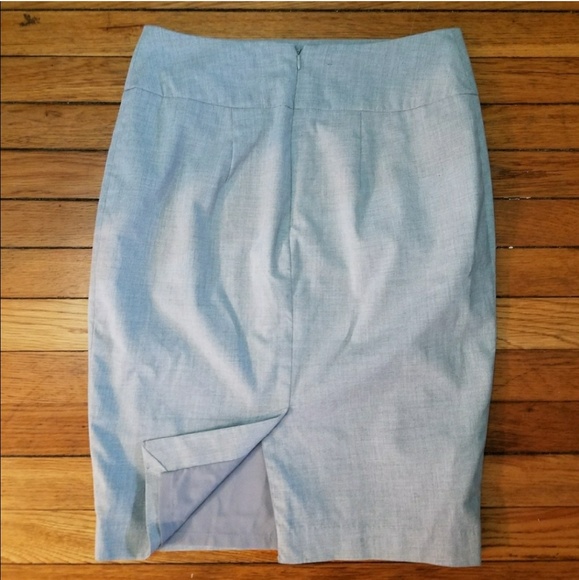 Missimo Heather Grey Stretch Pencil Skirt - Picture 4 of 5